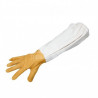 Gants cuir fleur